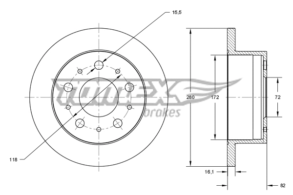 Brake Disc (TX 73-47)