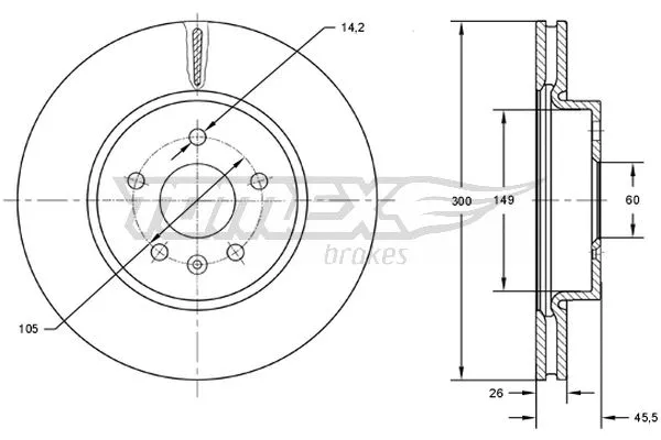 Brake Disc (TX 73-17)
