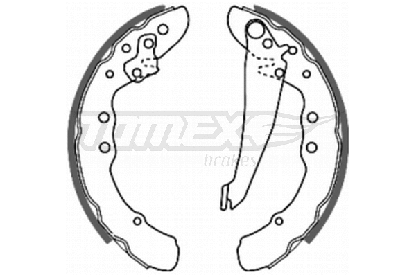 Brake Shoe Set (TX 20-70)