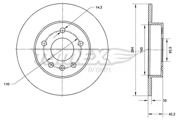 Brake Disc (TX 70-06)