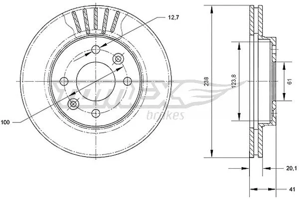 Brake Disc (TX 70-45)