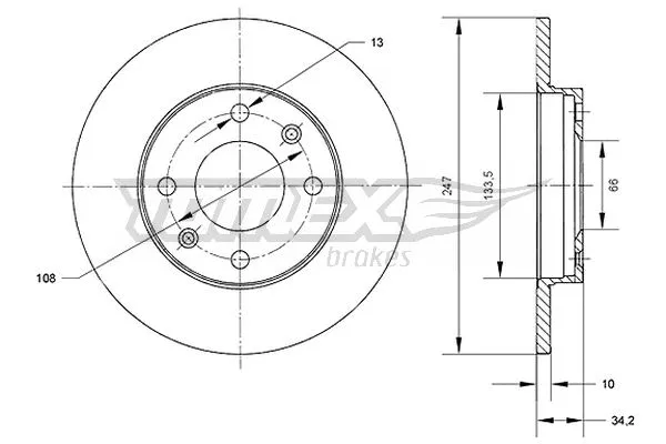 Brake Disc (TX 70-50)