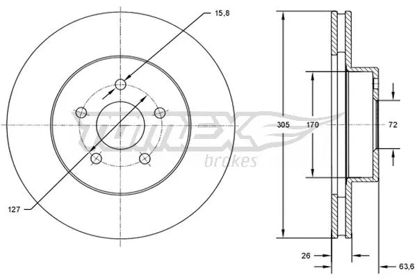 Brake Disc (TX 72-23)