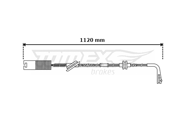 Warning Contact, brake pad wear (TX 30-40)