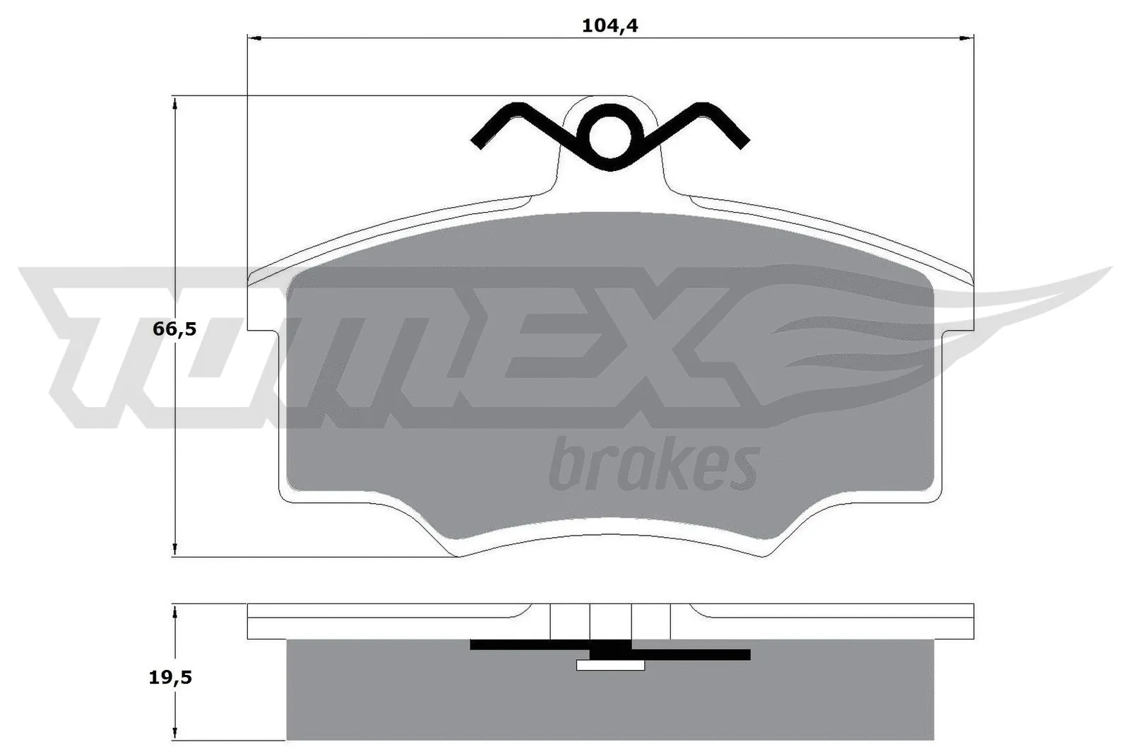Brake Pad Set, disc brake (TX 10-59)