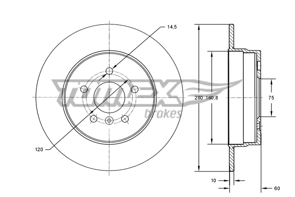 Brake Disc (TX 71-45)