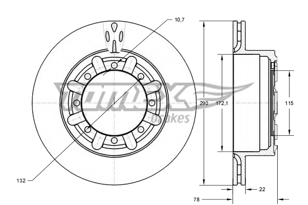 Brake Disc (TX 73-49)