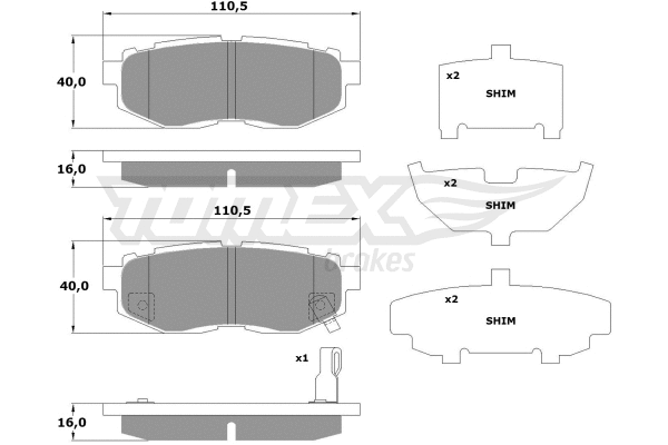 Brake Pad Set, disc brake