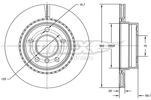 Brake Disc (TX 72-72)