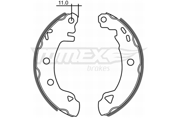 Brake Shoe Set (TX 21-02)