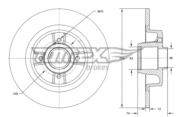 Brake Disc (TX 73-581)