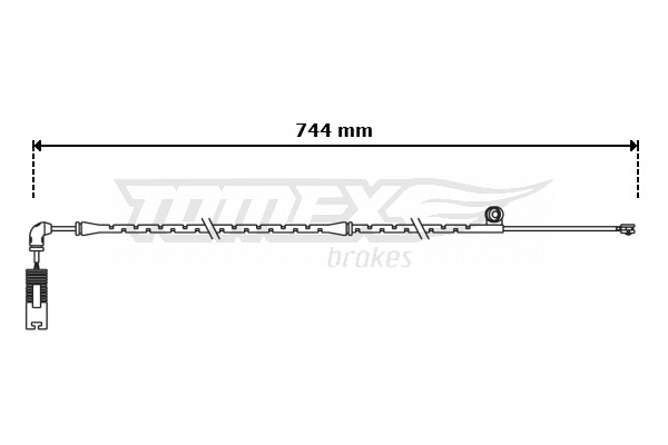 Warning Contact, brake pad wear (TX 30-85)