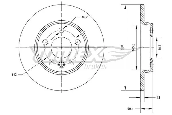 Brake Disc (TX 70-26)