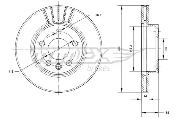 Brake Disc (TX 70-78)