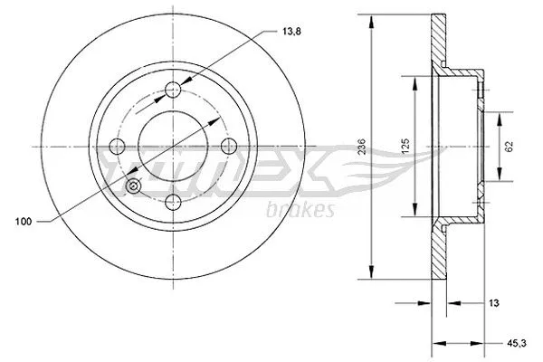 Brake Disc (TX 70-41)