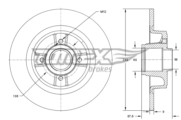Brake Disc (TX 71-811)