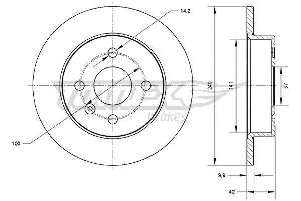Brake Disc (TX 70-23)