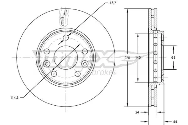 Brake Disc (TX 72-61)