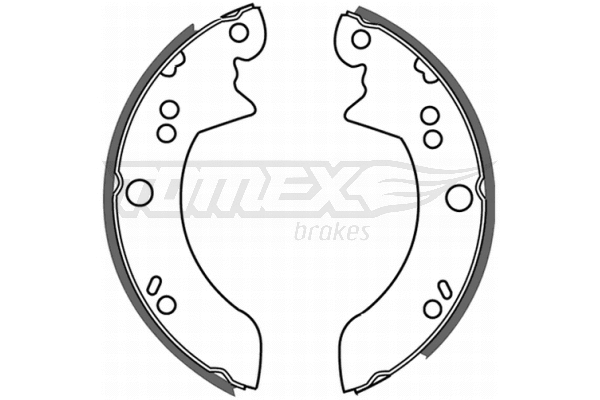 Brake Shoe Set (TX 21-34)