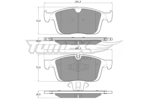 Brake Pad Set, disc brake