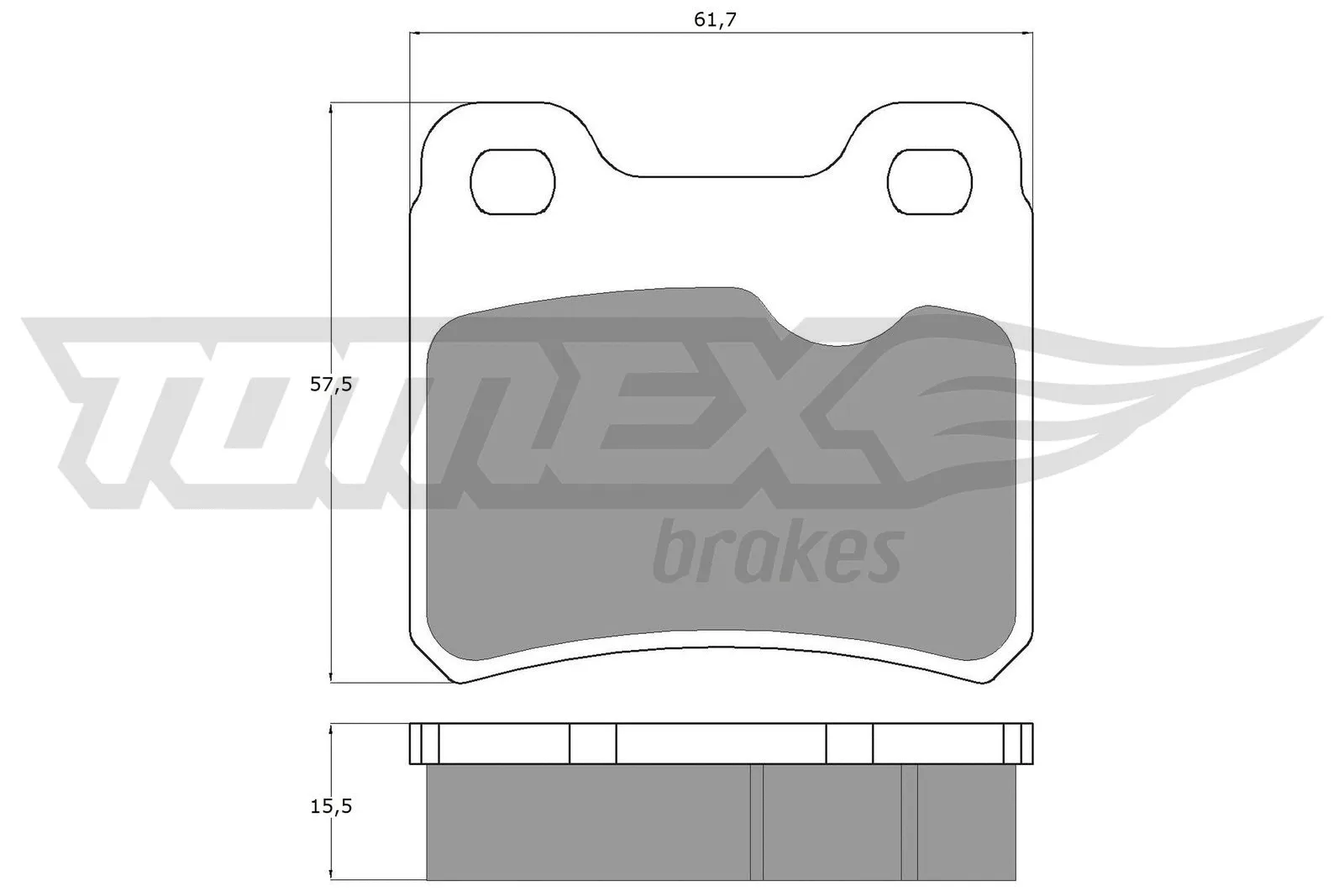 Brake Pad Set, disc brake (TX 13-49)