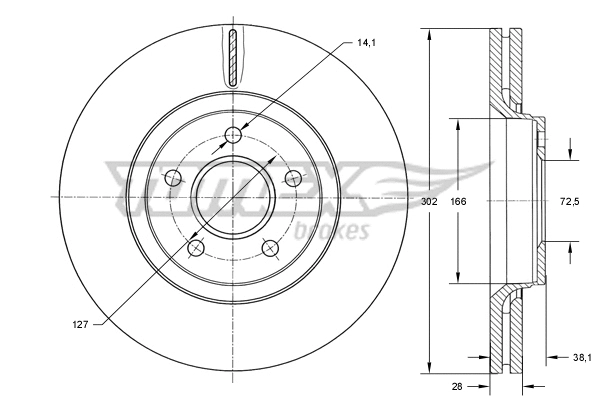 Brake Disc (TX 73-77)