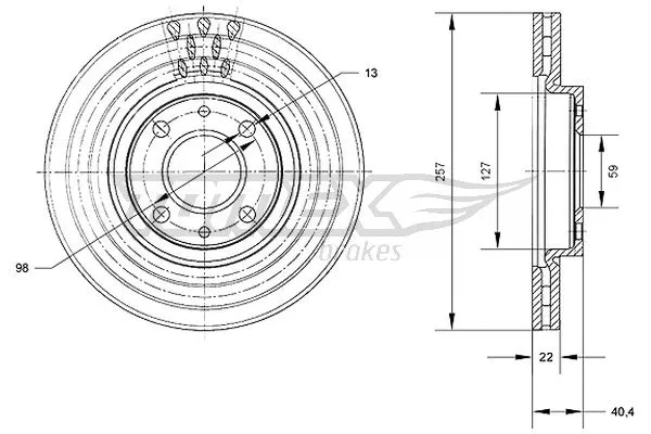 Brake Disc (TX 70-56)