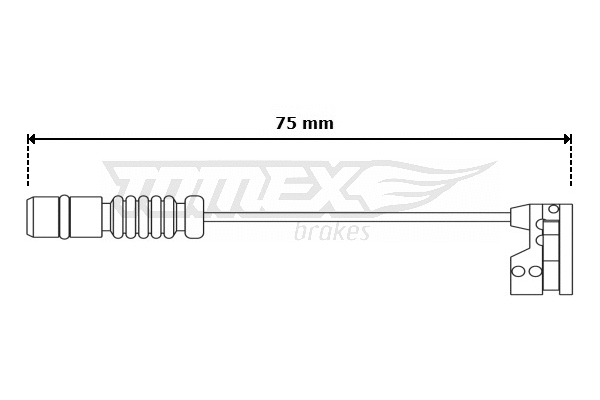 Warning Contact, brake pad wear (TX 30-92)