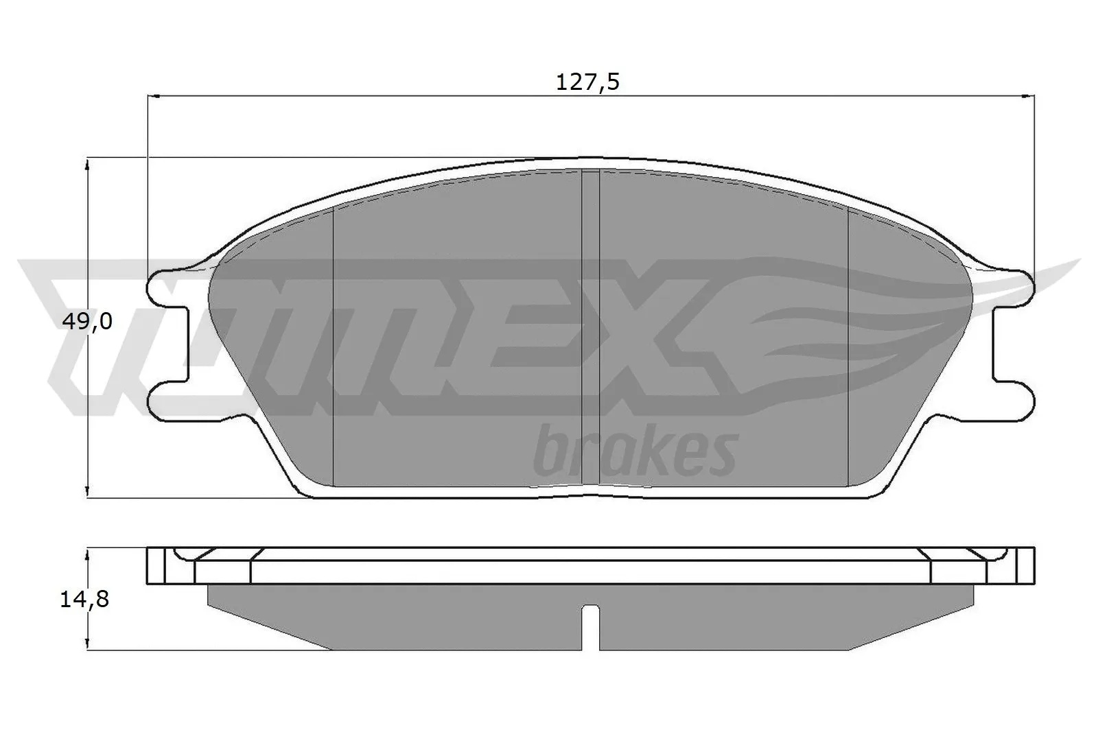 Brake Pad Set, disc brake (TX 11-06)