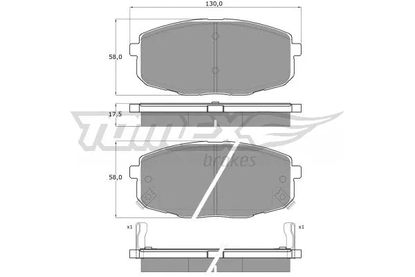 Brake Pad Set, disc brake