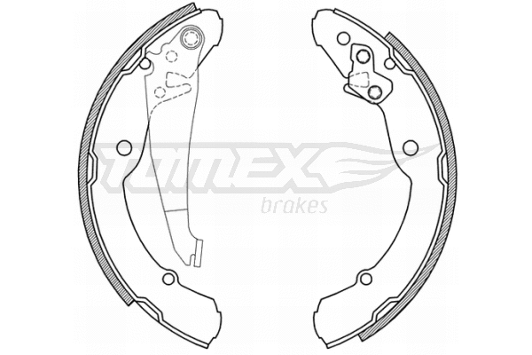Brake Shoe Set (TX 21-04)