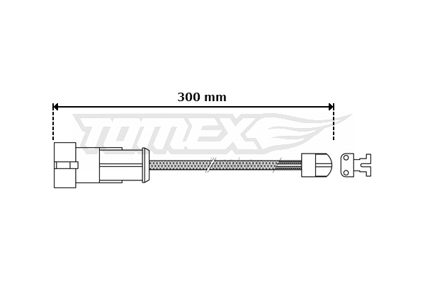Warning Contact, brake pad wear (TX 30-53)