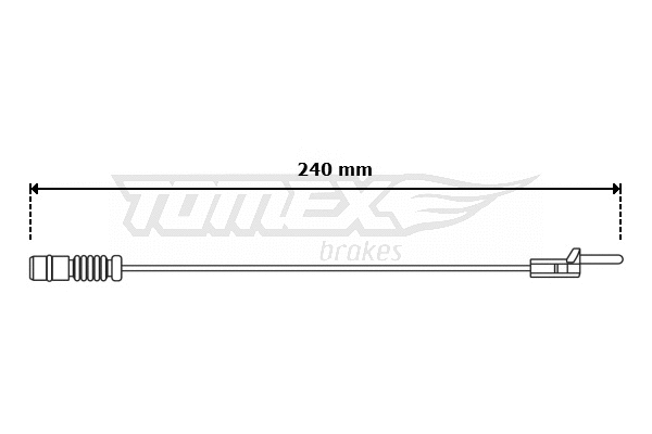 Warning Contact, brake pad wear (TX 31-11)