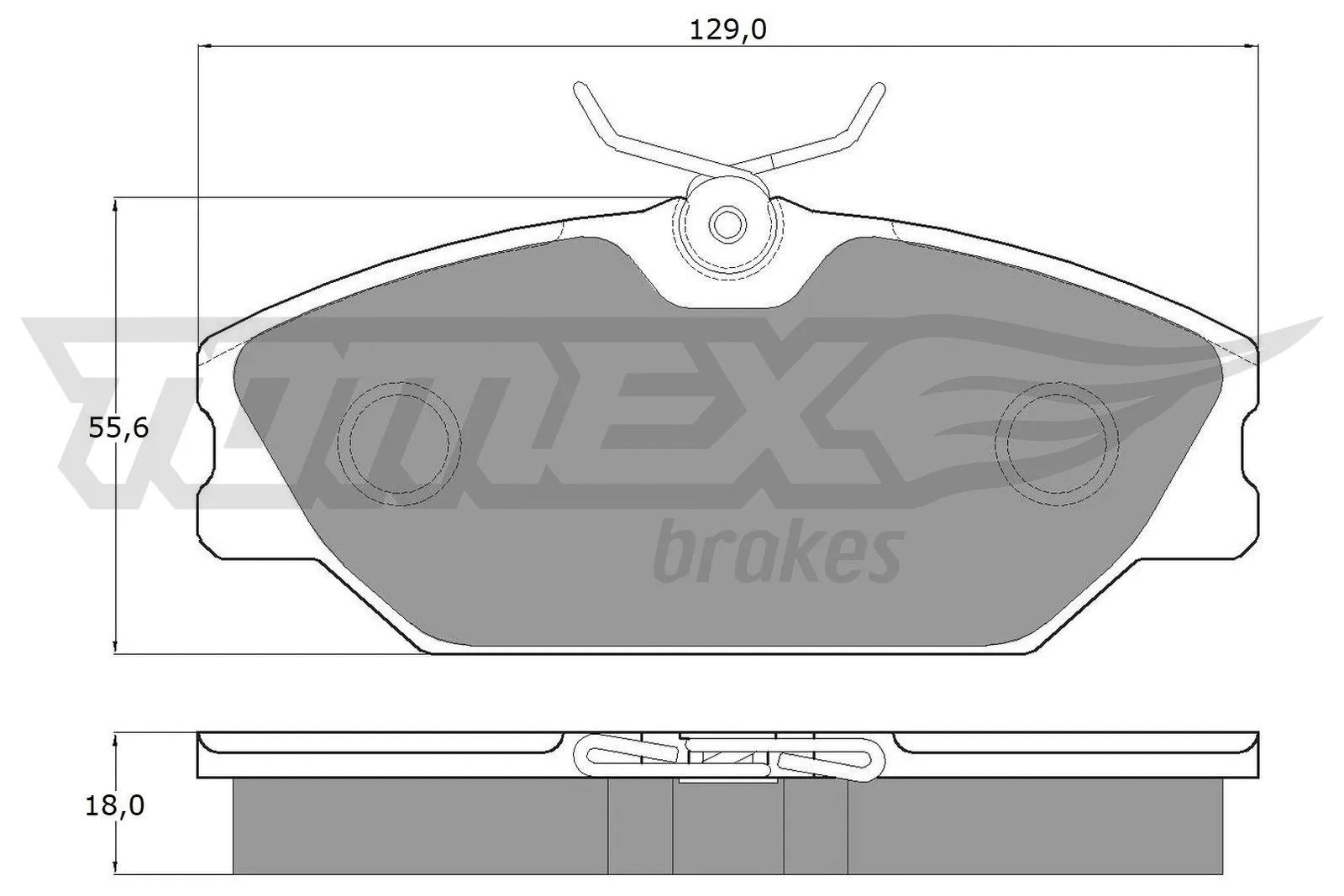Brake Pad Set, disc brake (TX 10-771)