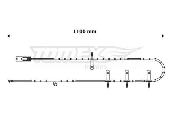 Warning Contact, brake pad wear (TX 30-71)