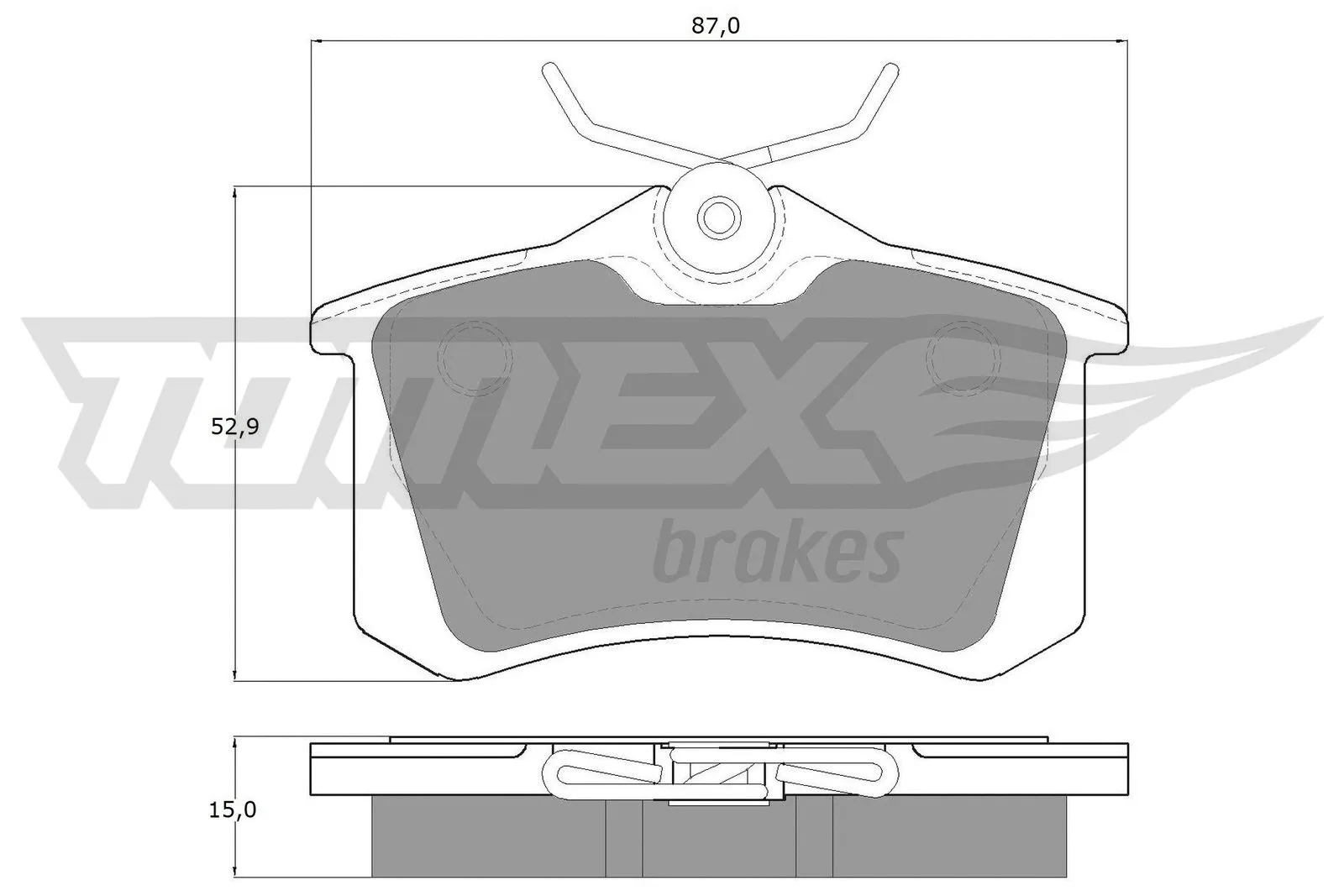 Brake Pad Set, disc brake (TX 10-78)