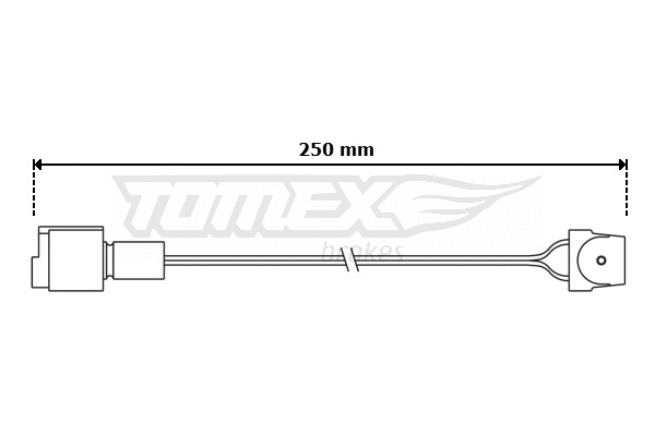 Warning Contact, brake pad wear (TX 30-84)