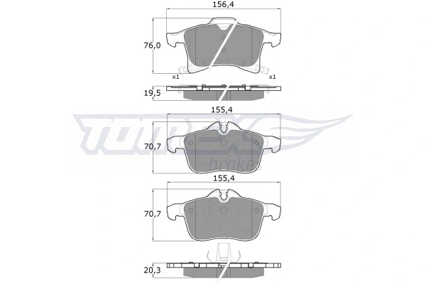 Brake Pad Set, disc brake