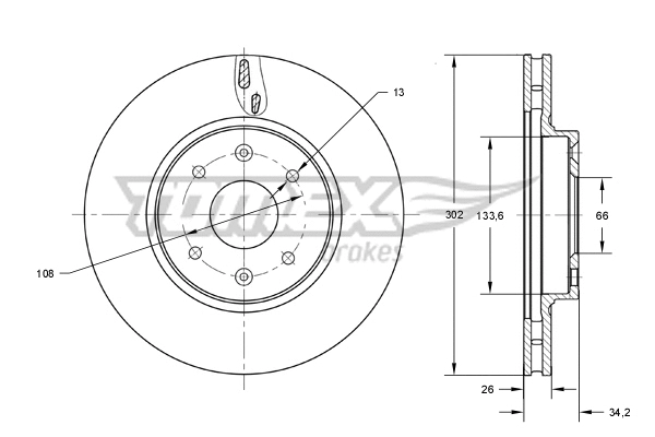 Brake Disc (TX 73-64)