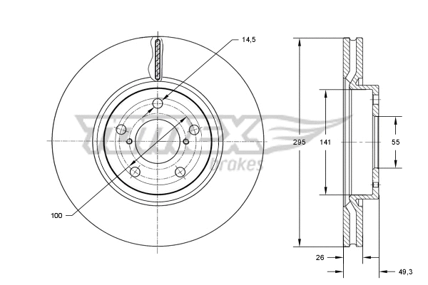 Brake Disc (TX 73-25)