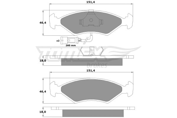 Brake Pad Set, disc brake