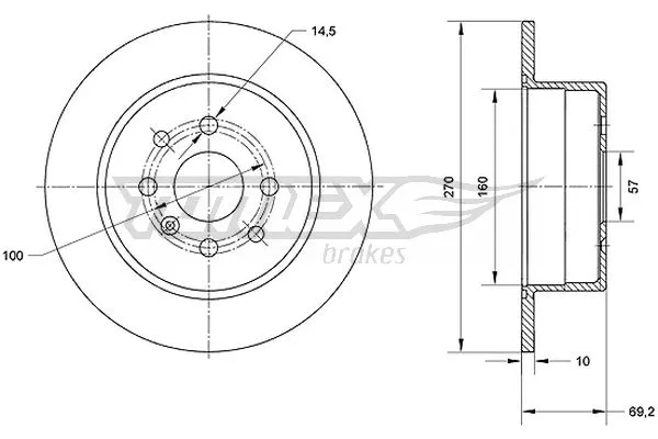 Brake Disc (TX 70-63)