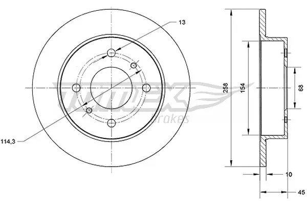 Brake Disc (TX 70-77)