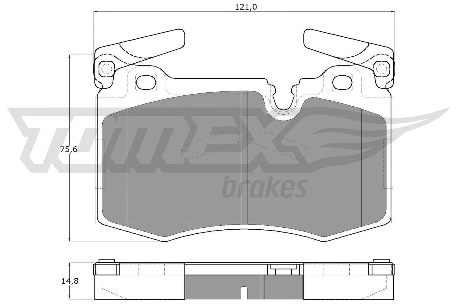 Brake Pad Set, disc brake (TX 19-47)