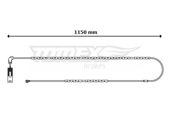 Warning Contact, brake pad wear (TX 30-89)