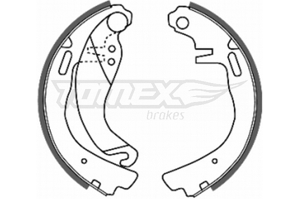 Brake Shoe Set (TX 20-57)