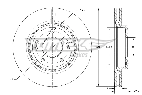 Brake Disc (TX 73-31)