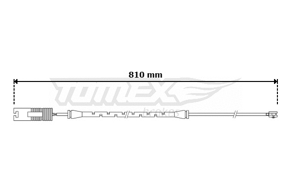 Warning Contact, brake pad wear (TX 30-77)