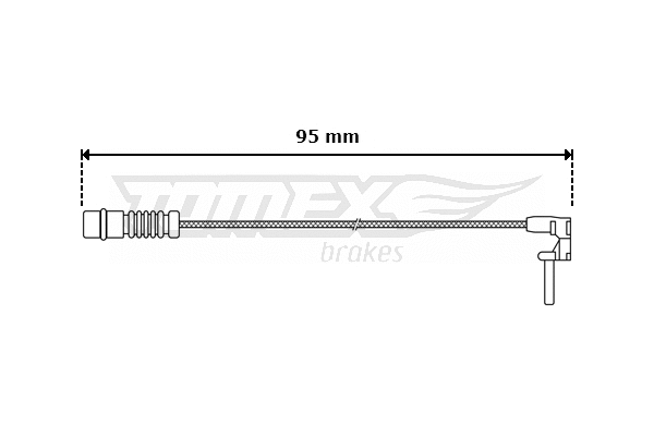 Warning Contact, brake pad wear (TX 30-06)