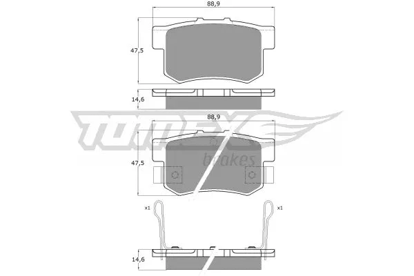 Brake Pad Set, disc brake
